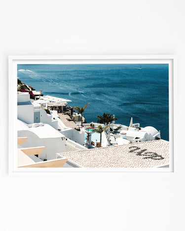 Infinite Blue from the Cliff