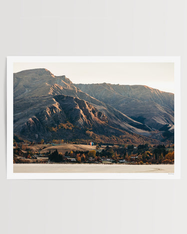 Autumn Ridgelines, Lake Hayes art print – unframed