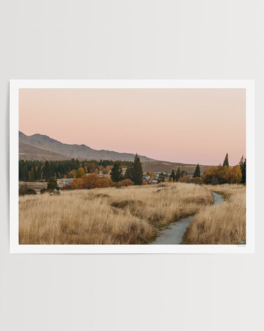 Autumn Fields at Dusk