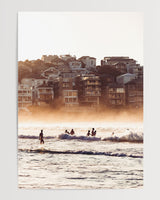 Bondi Beach Evening Haze Art Print by Alex and Sony
