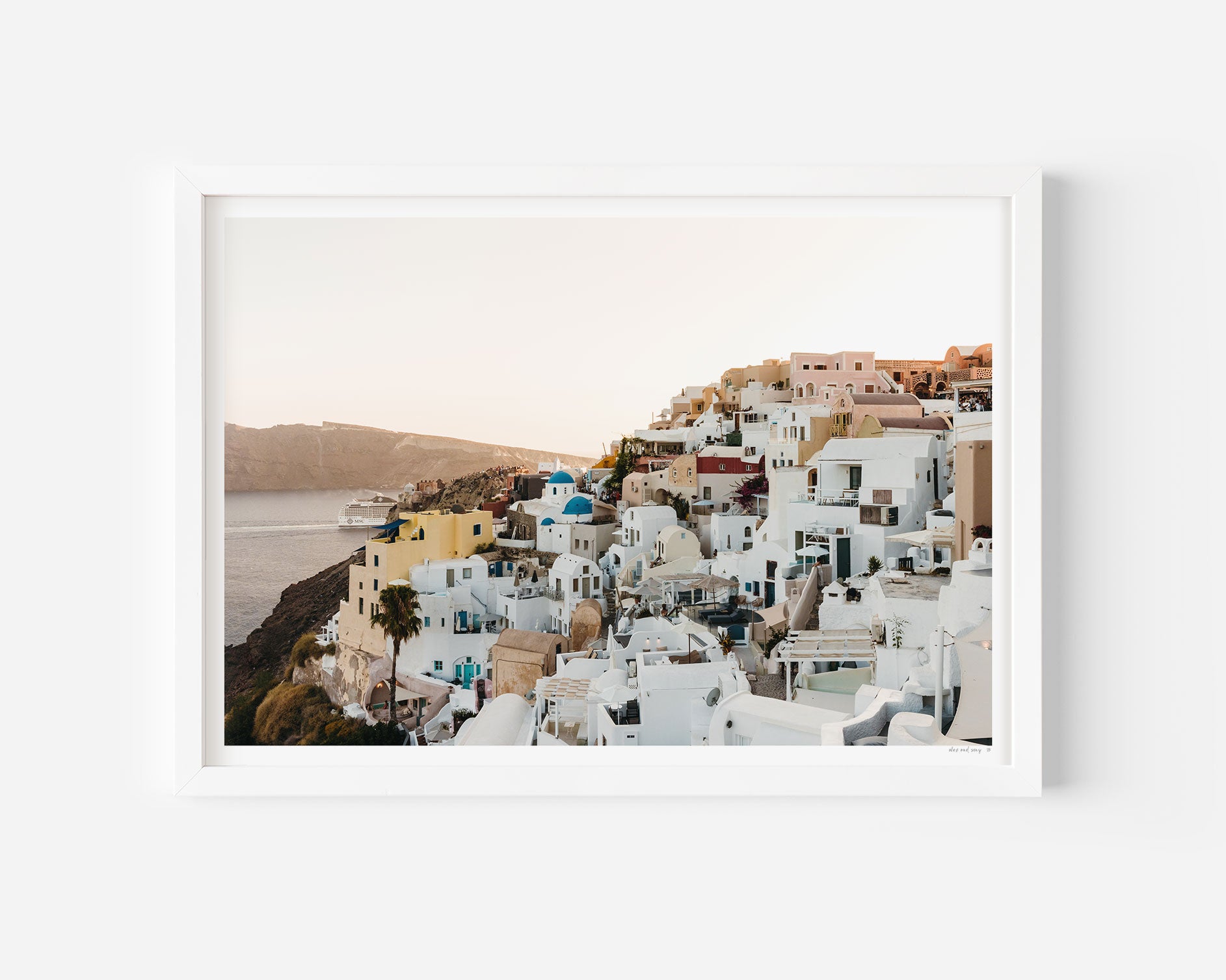 Sun-kissed Santorini