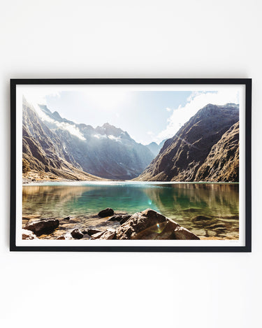 Framed in black