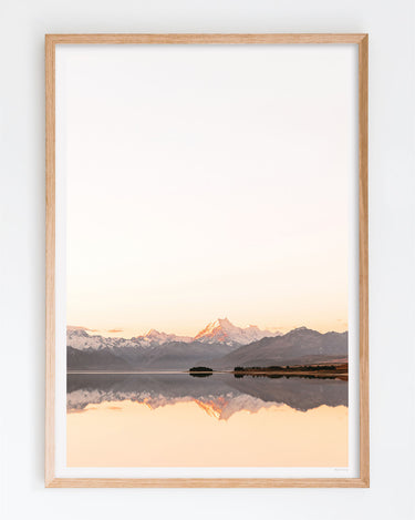 Framed in oak