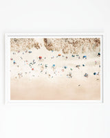 Framed in white