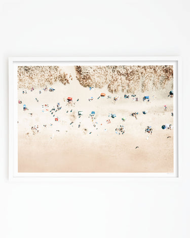 Framed in white