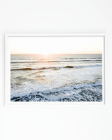 Framed in white