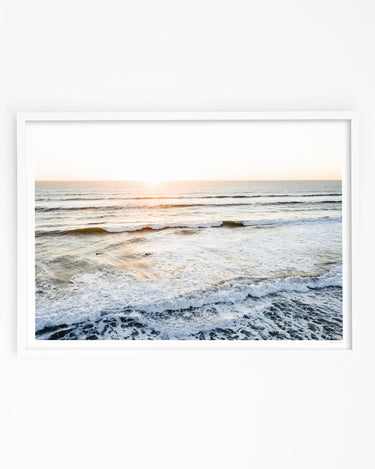 Framed in white