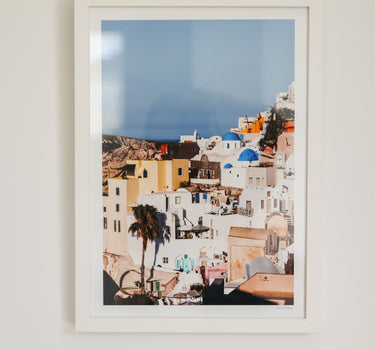 Sun Drenched Santorini • A3 Framed