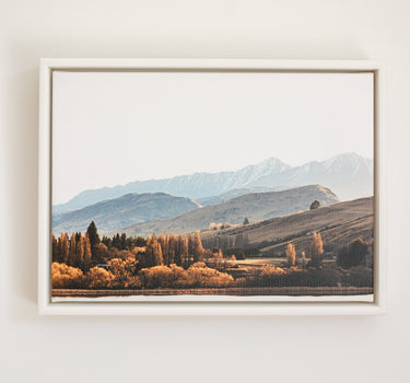 Picturesque View By The Lake • Canvas A3 Framed