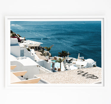 Infinite Blue from the Cliff