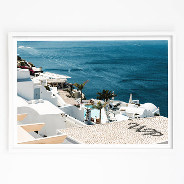 Infinite Blue from the Cliff