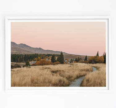 Autumn Fields at Dusk