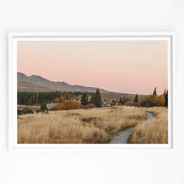 Autumn Fields at Dusk