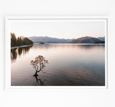 Photo art print of Lake Wanaka at dusk