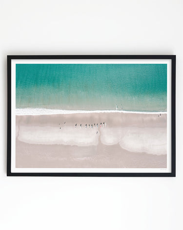 Framed in black