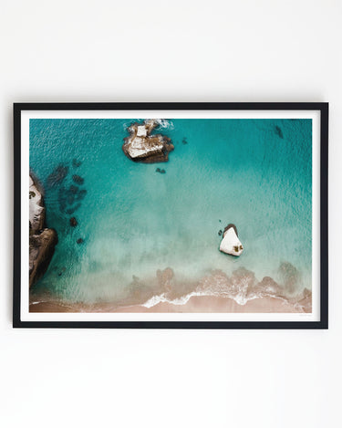 Framed in black