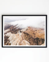 Framed in black