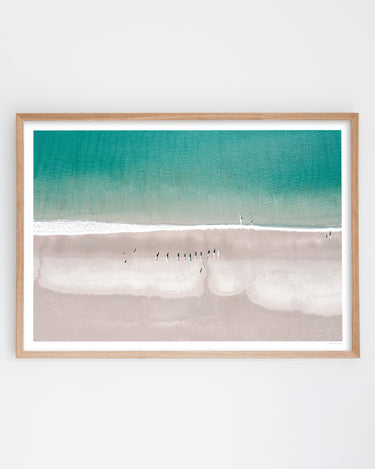Framed in oak