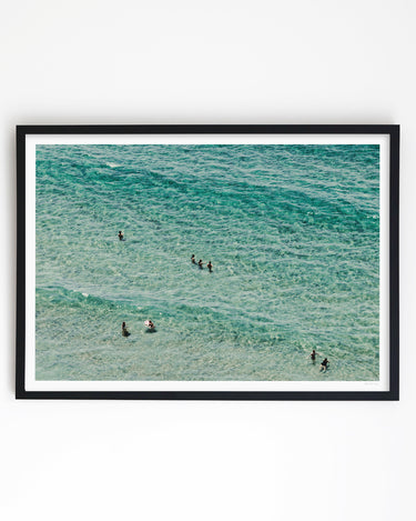 Framed in black