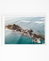 Framed in white 