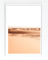 Framed in white