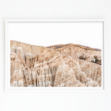 Framed in white