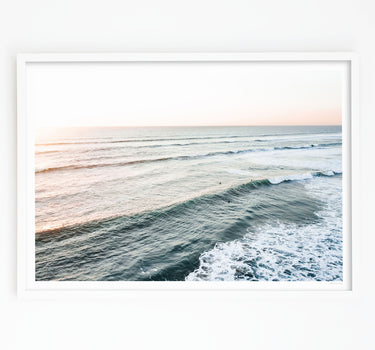 Framed in white