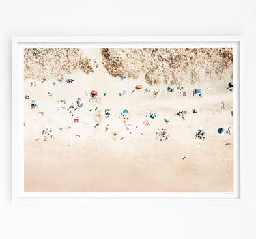 Framed in white