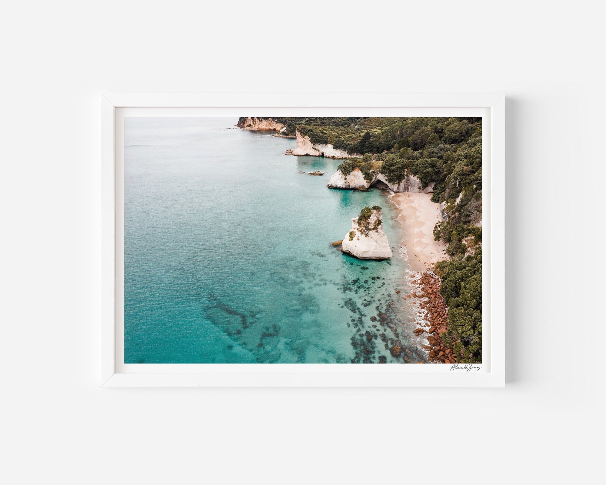 Cathedral Cove Beach No.4 — Beach Pictures for Sale | Alex and Sony Photography