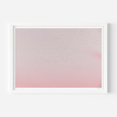 Dots in the Sky abstract birds sky art print - Alex and Sony