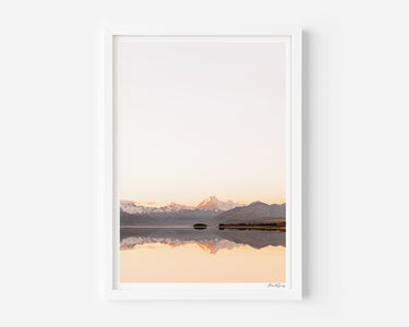 Evening Glow at Lake Pukaki No.2 | Canterbury - Alex and Sony