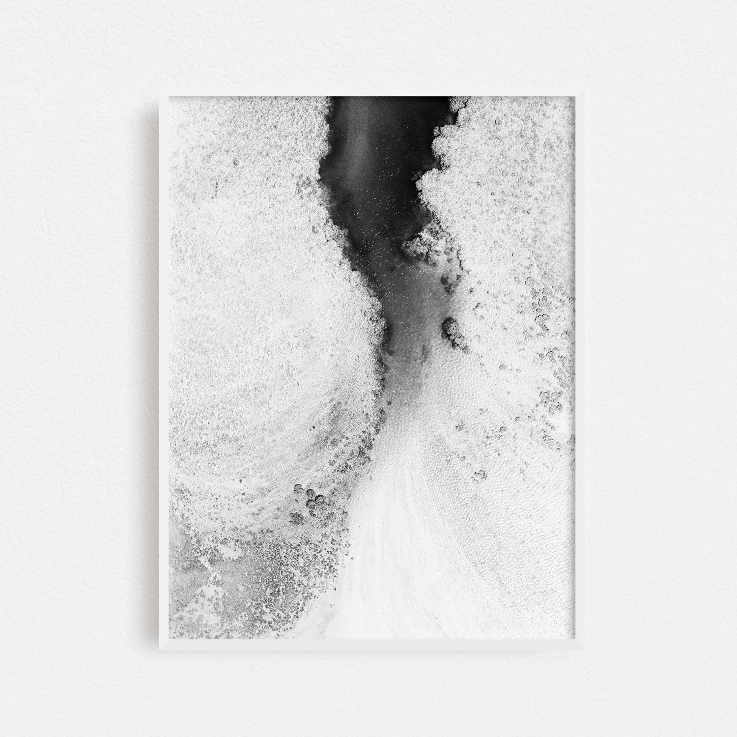 State of Mind Black and White Abstract Art Print - Alex and Sony